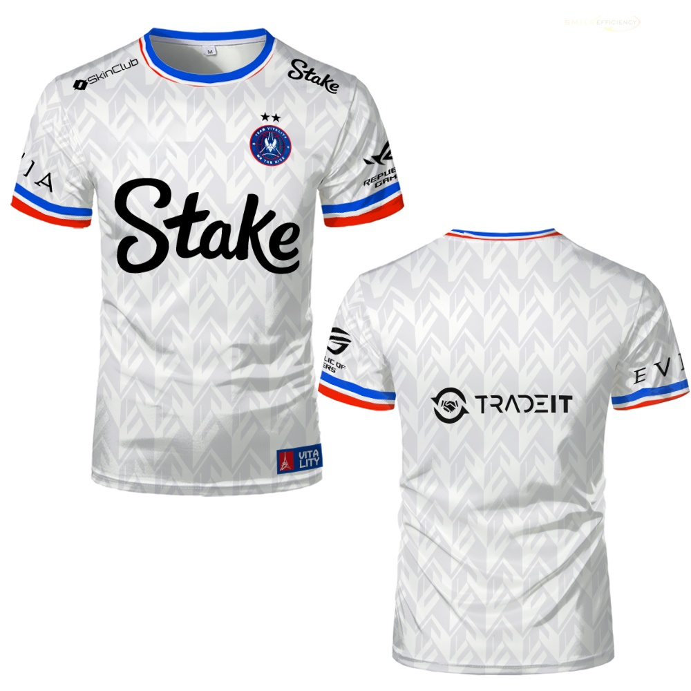 Street Fashion Men 2025 - เสื้อยืดคอกลม Vitality Team 2025 CS2 แฟชั่นสตรีท