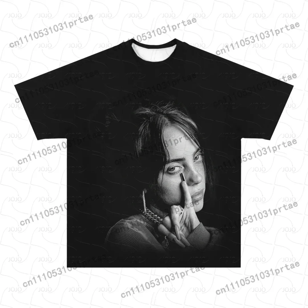 บิลลี่ ไอลิชเสื้อยืดลายเรโทร 2 - Street Fashion Men 2025 บทวิจารณ์และราคา