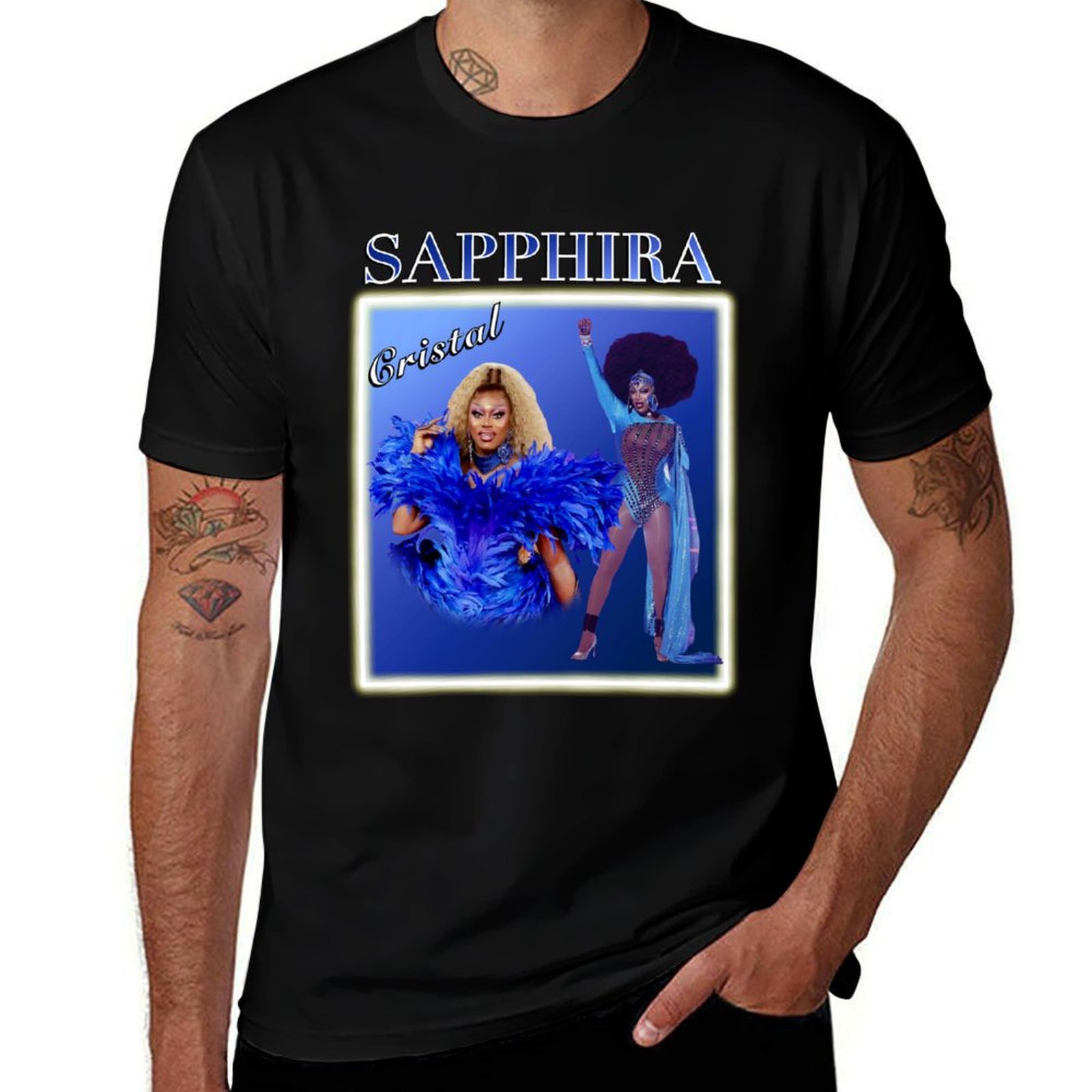 เสื้อยืด Sapphira Cristal Drag - Queen Street Fashion บทวิจารณ์และราคา