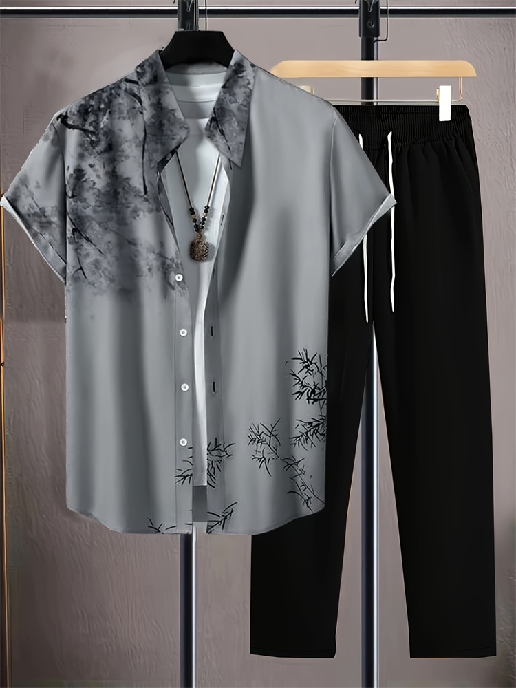 ชุดเสื้อผ้าผู้ชายลายทางพิมพ์ลา - Street Fashion Men 2025 บทวิจารณ์และราคา