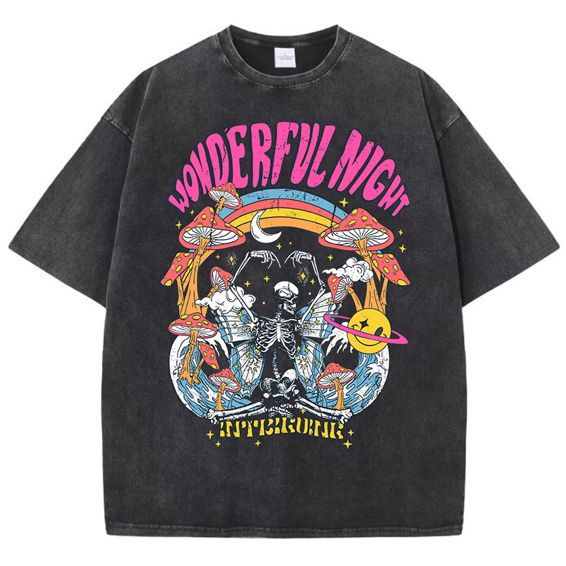 เสื้อยืดผู้หญิงลายพิมพ์ผีเสื้อ - Fashion Street Night บทวิจารณ์และราคา