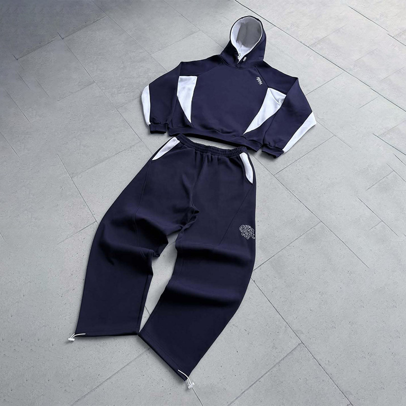 ชุดเซ็ตแทรคสูท 2 ชิ้นสำหรับผู้ - Street Fashion Y2K บทวิจารณ์และราคา